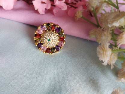 Revati Premium AD Work Adjustable Ring