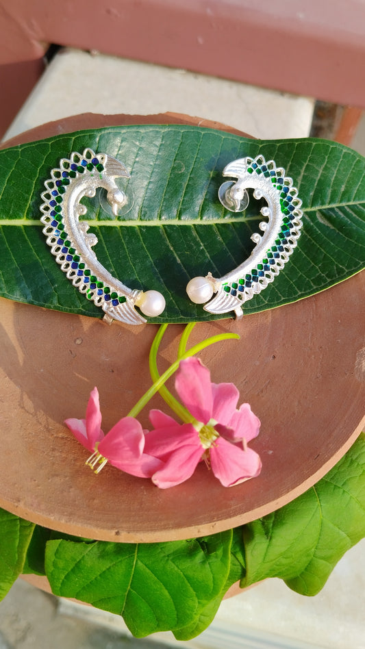 Oxidised Earcuff Earrings