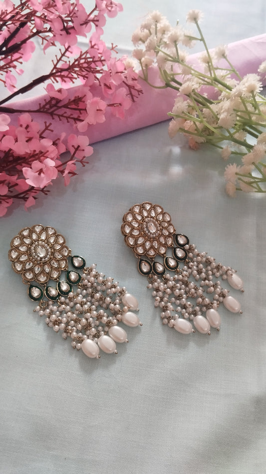 Kavya Premium Pearl Dangler Earrings