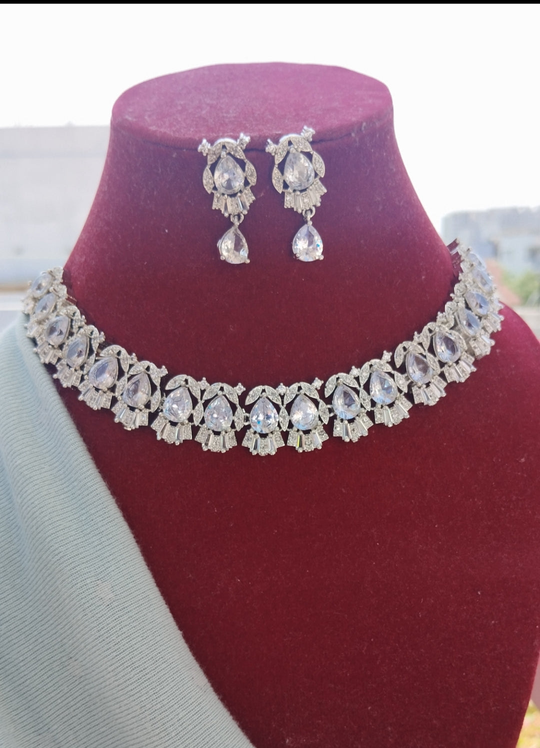 Shreya Premium AD Necklace Set