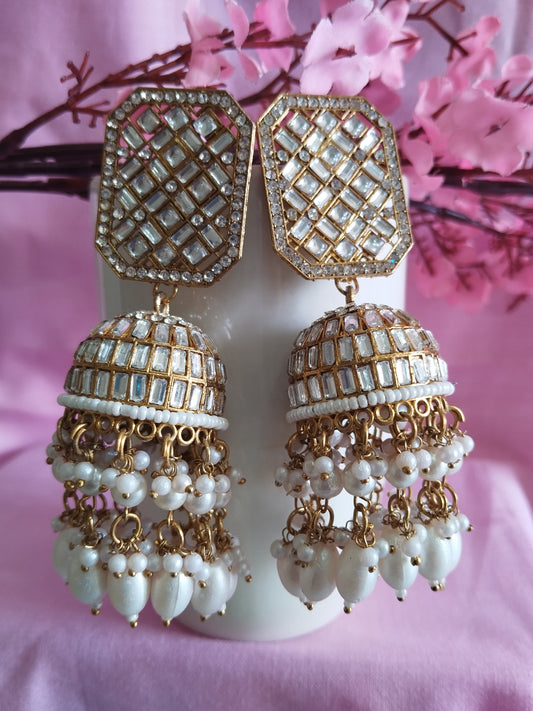 Anita premium Pearl Jhumka